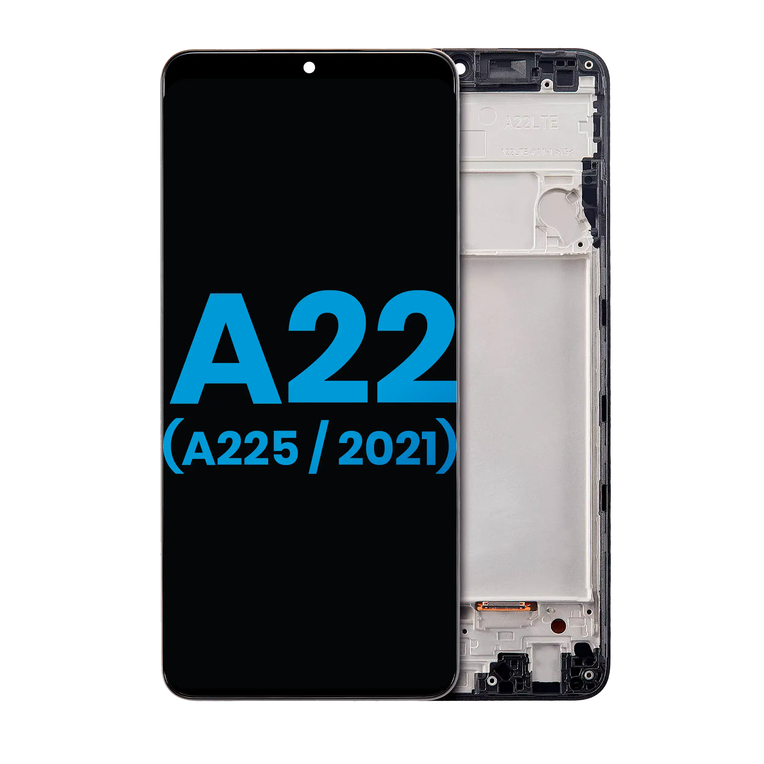LCD Display with Frame (without Fingerprint Sensor) for Samsung Galaxy A22 4G (A225 / 2021) (Aftermarket: Incell) (All Colors)