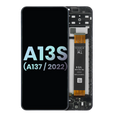 LCD-Display mit Rahmen für Samsung Galaxy A13s 5G Service Pack Alle Farben