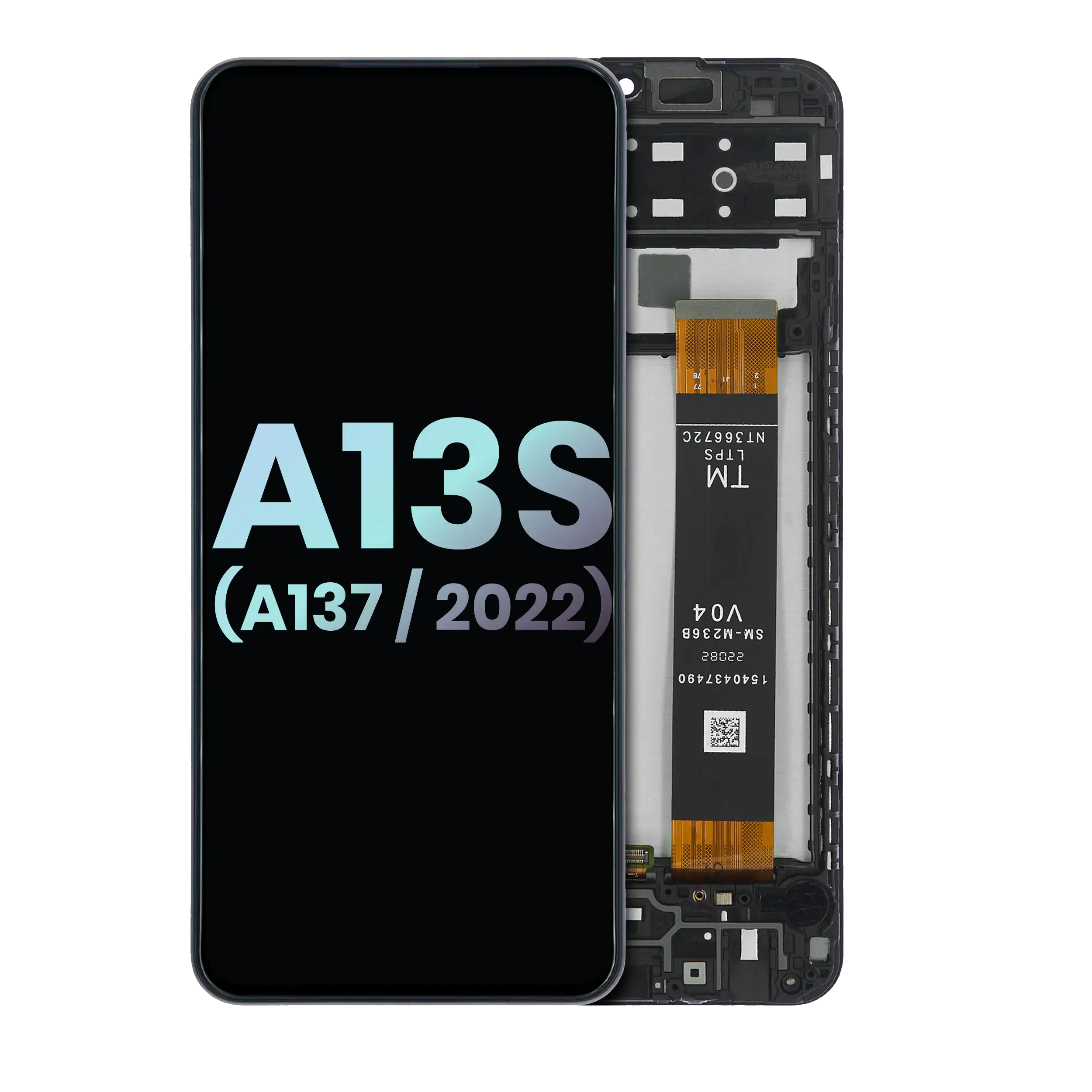 LCD-Display mit Rahmen für Samsung Galaxy A13s 5G Service Pack Alle Farben