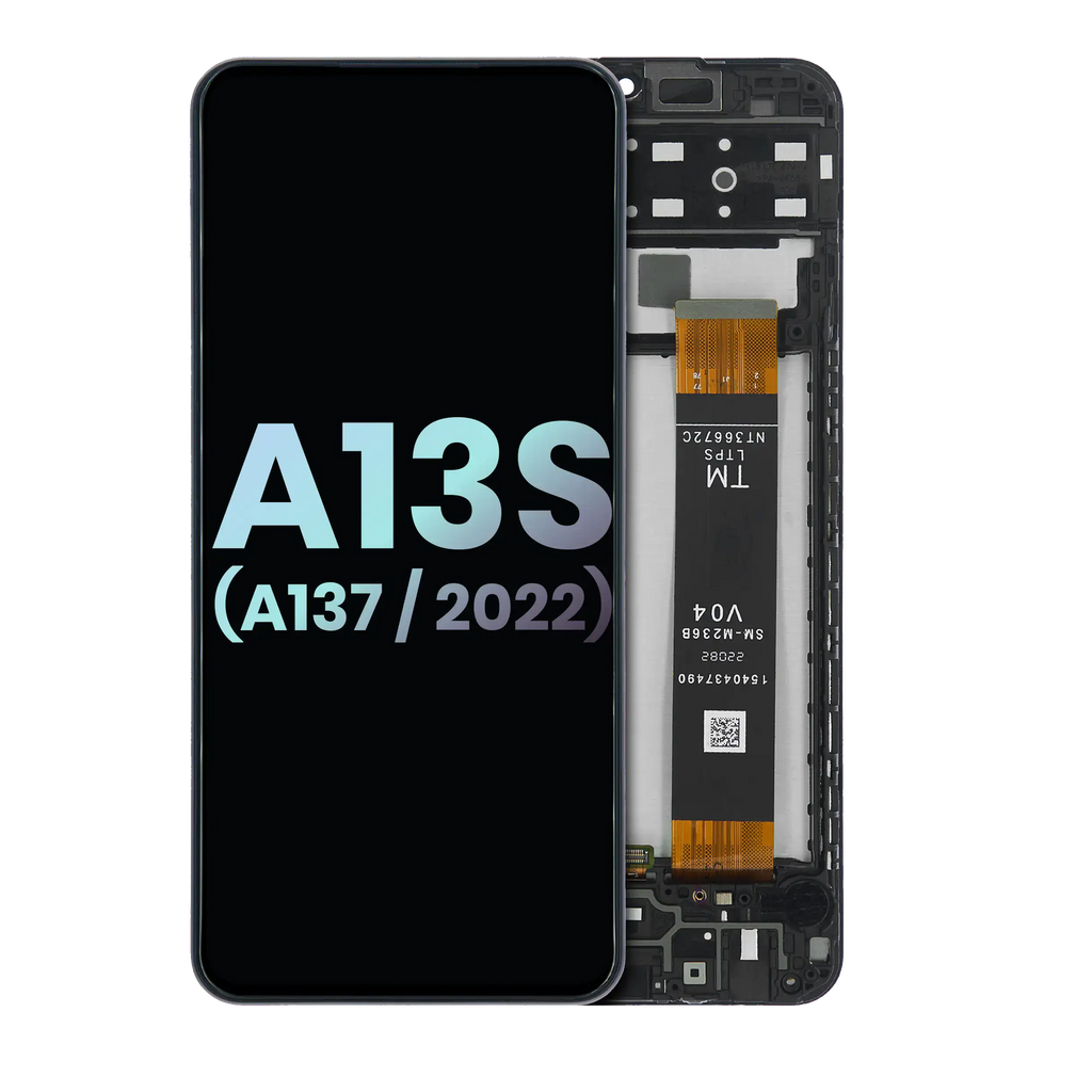 LCD-Display mit Rahmen für Samsung Galaxy A13s 5G Service Pack Alle Farben