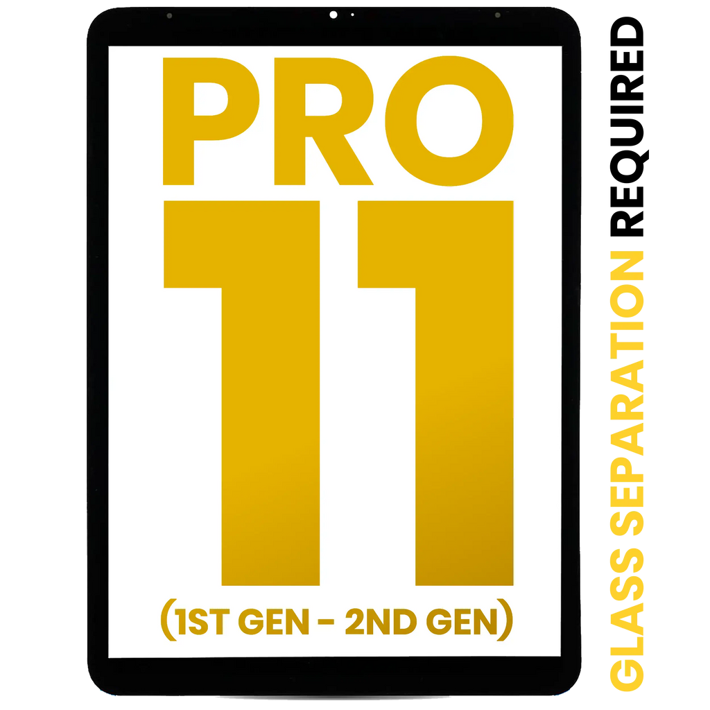 Digitizer for iPad Pro 11" 1st Gen (2018) / iPad Pro 11" 2nd Gen (2020) – Glass Separation Required – Premium – All Colors