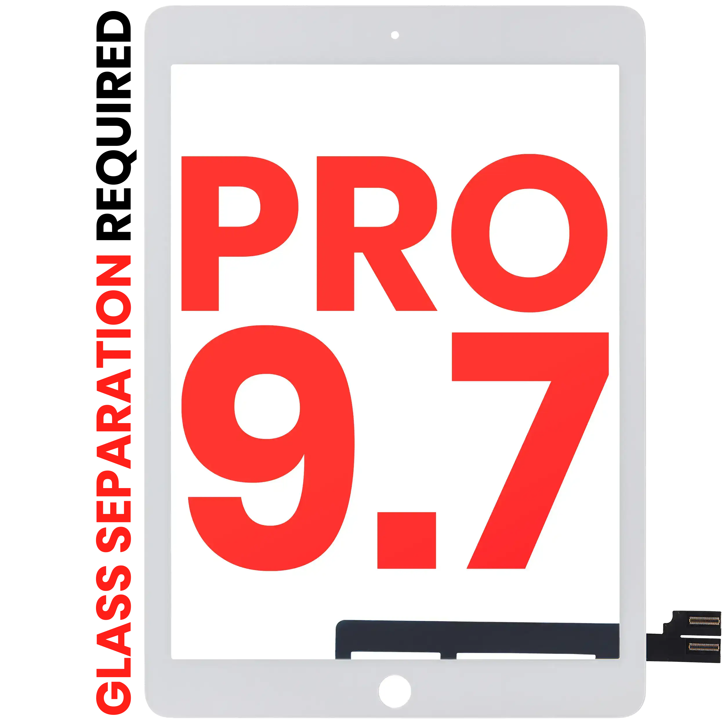 Digitizer für iPad Pro 9,7″ (Glastrennung erforderlich) (Aftermarket Plus) (Weiß