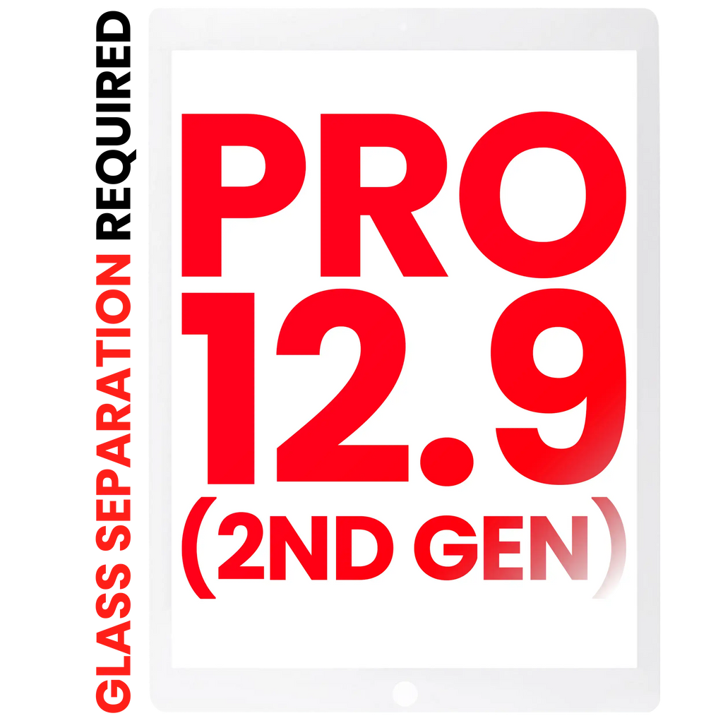 Digitizer iPad Pro 12.9 2nd Gen Weiß Aftermarket Plus Glastrennung