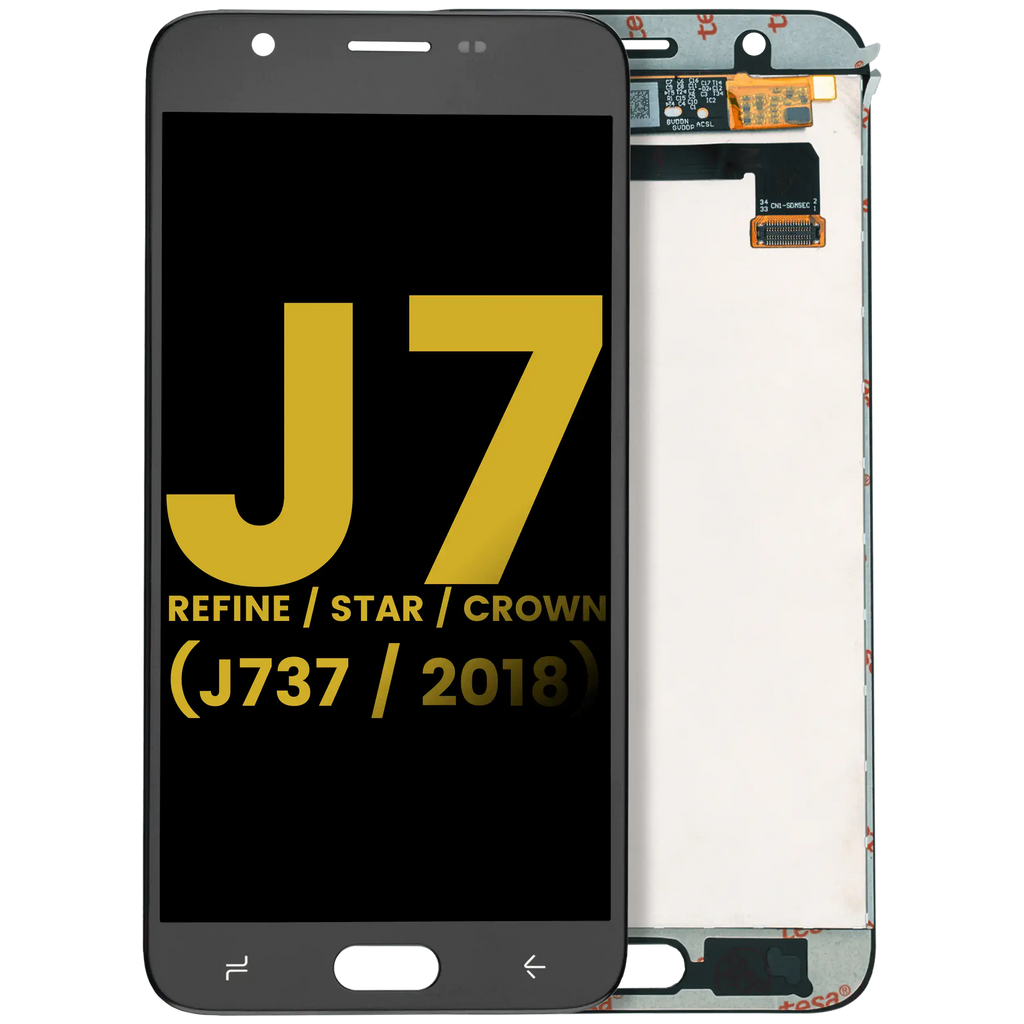 LCD Display without Frame for Samsung Galaxy J7 Refine/Star/Crown (J737/2018) (Refurbished) (Black)