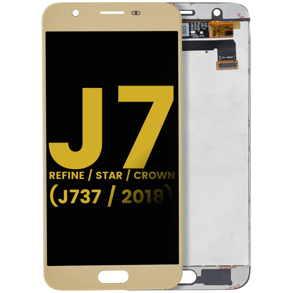 LCD-Display ohne Rahmen für Samsung Galaxy J7 Refine/Star (Gold) (Refurbished)