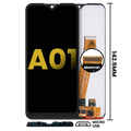 LCD-Montage ohne Rahmen Samsung Galaxy A01 Refurbished Alle Farben