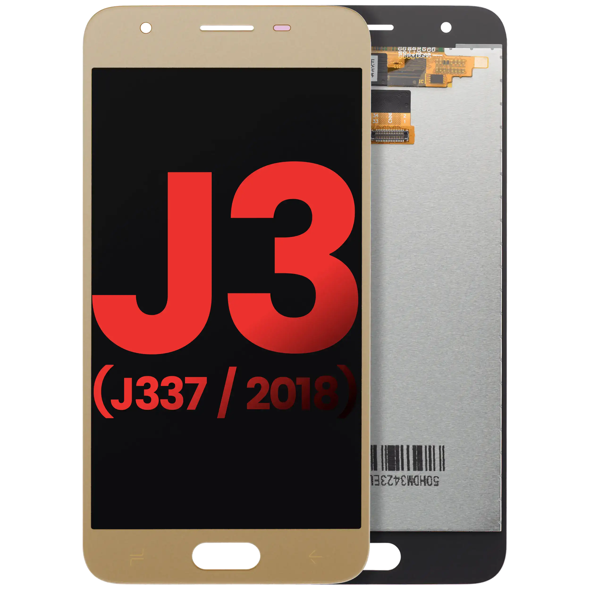 LCD-Display ohne Rahmen Samsung J3 Star/Aura (J337) Gold Aftermarket Plus