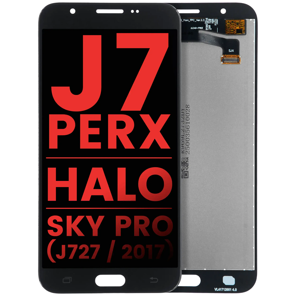 Display ohne Rahmen Samsung Galaxy J7 (J727) Schwarz Aftermarket Plus