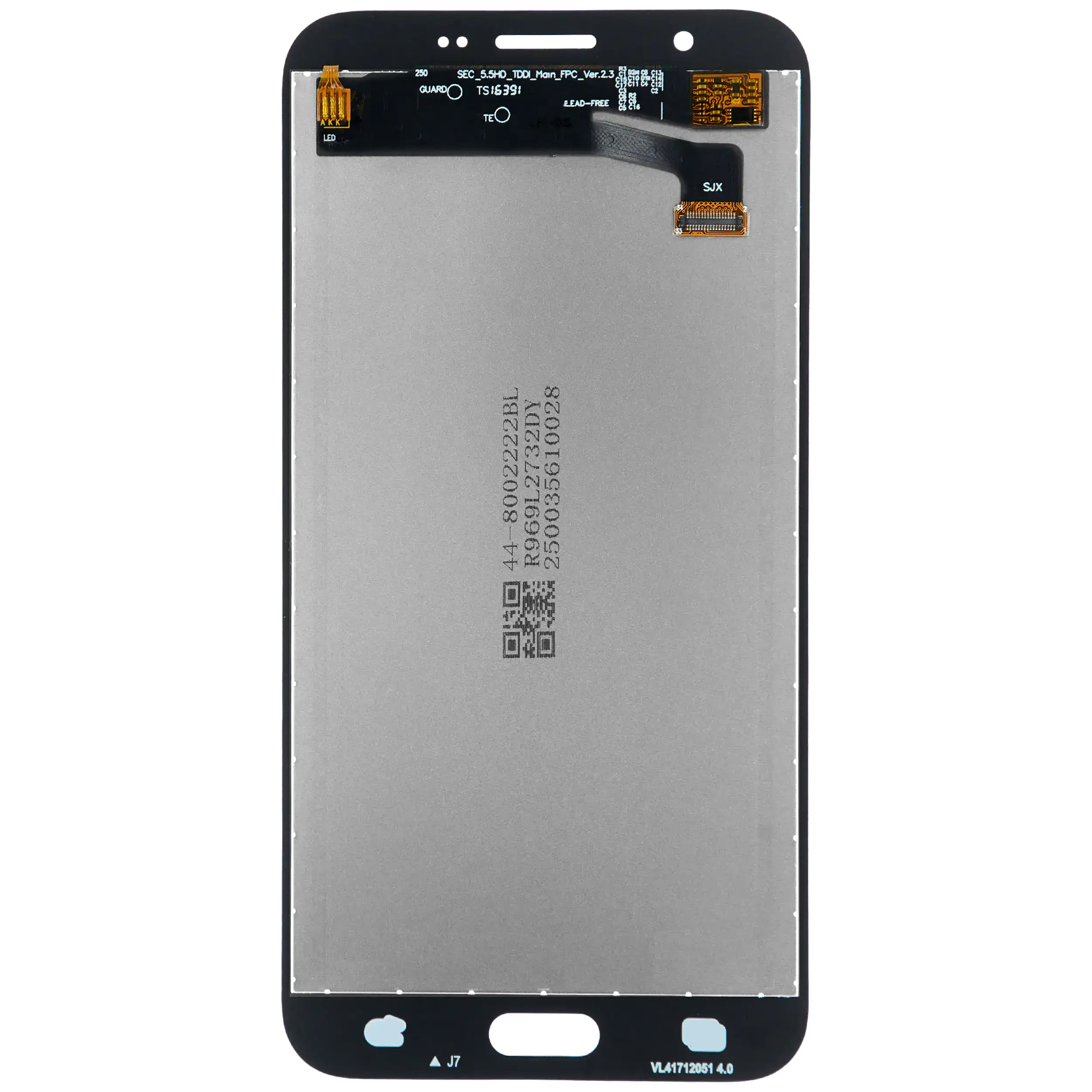 Display ohne Rahmen Samsung Galaxy J7 (J727) Schwarz Aftermarket Plus