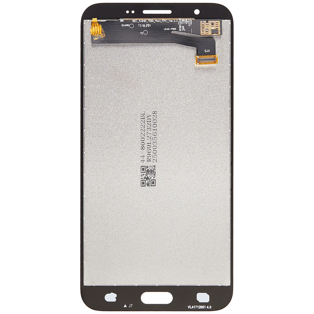 LCD ohne Rahmen Samsung Galaxy J7 J727 Silber Grau Aftermarket Plus