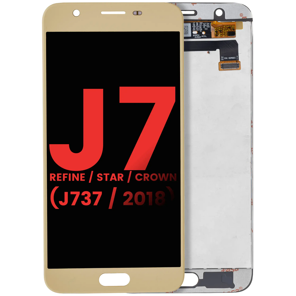 LCD Display without Frame for Samsung Galaxy J7 Refine / Star / Crown (J737 / 2018) - Aftermarket Plus - Gold