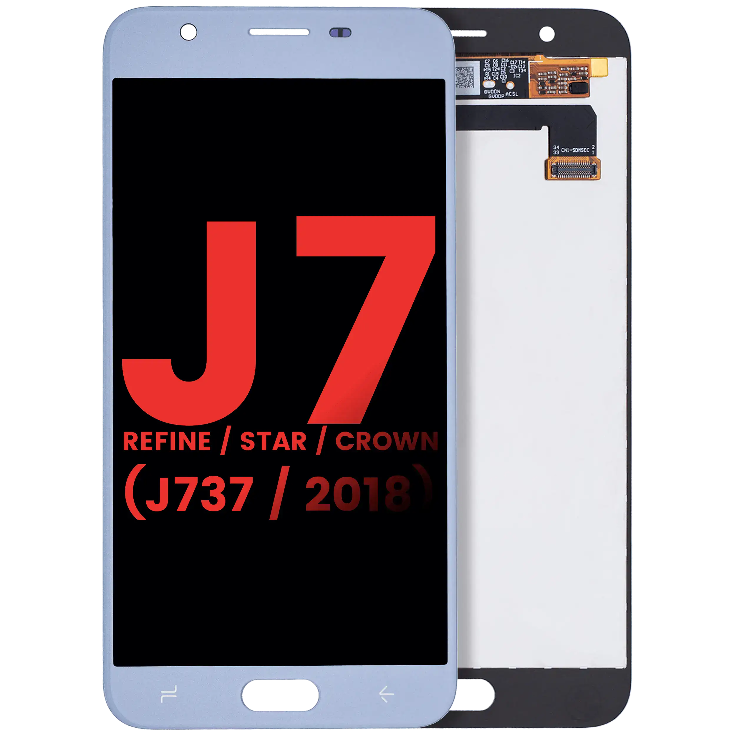 LCD Display No Frame for Samsung Galaxy J7 Refine / Star / Crown (J737 / 2018) (Aftermarket Plus) (Blue)
