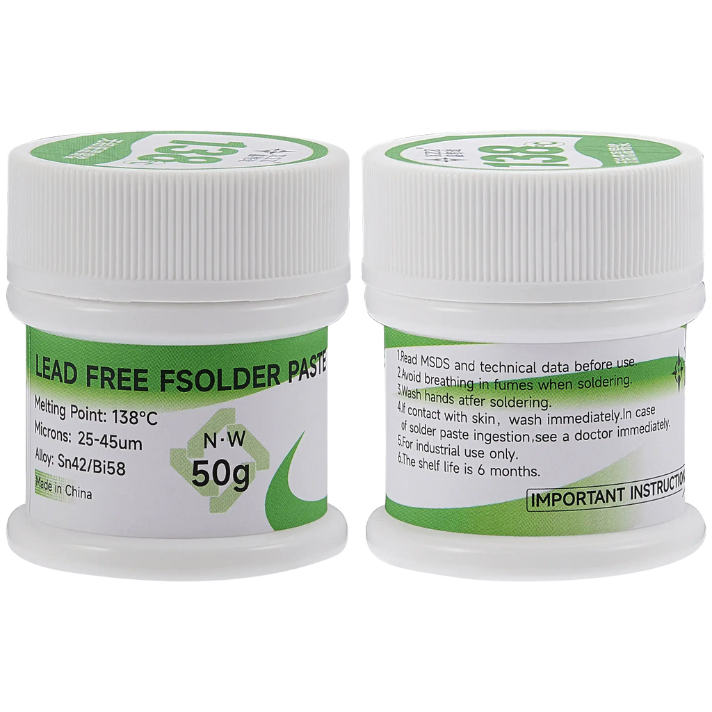 138℃ Bleifreie Niedrigtemperatur-Lötpaste (50g) (XZZ)
