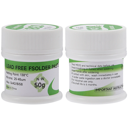 138℃ Bleifreie Niedrigtemperatur-Lötpaste (50g) (XZZ)