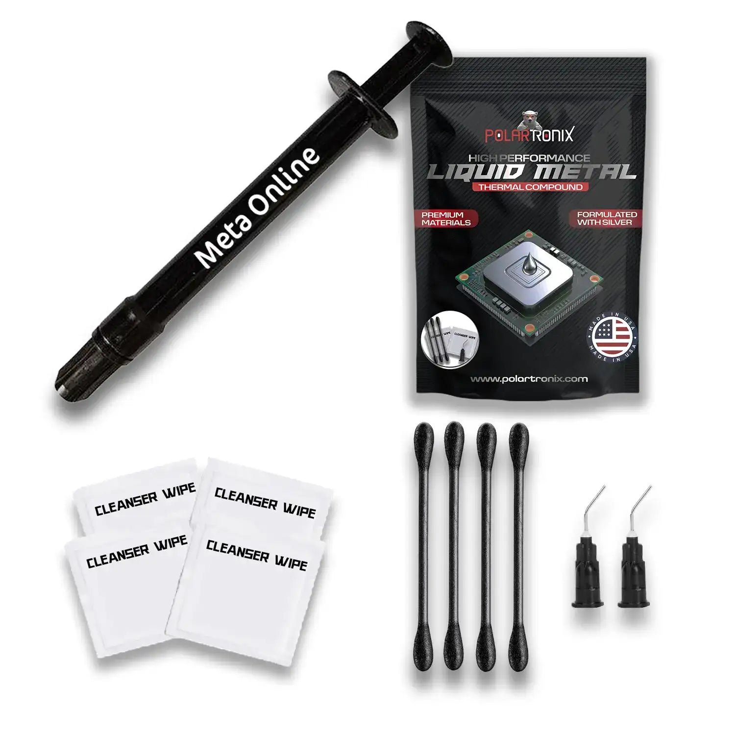 Flüssigmetall-Wärmeleitpaste für PS5/PC/GPU 130W/mK 5g (PolarTronix)