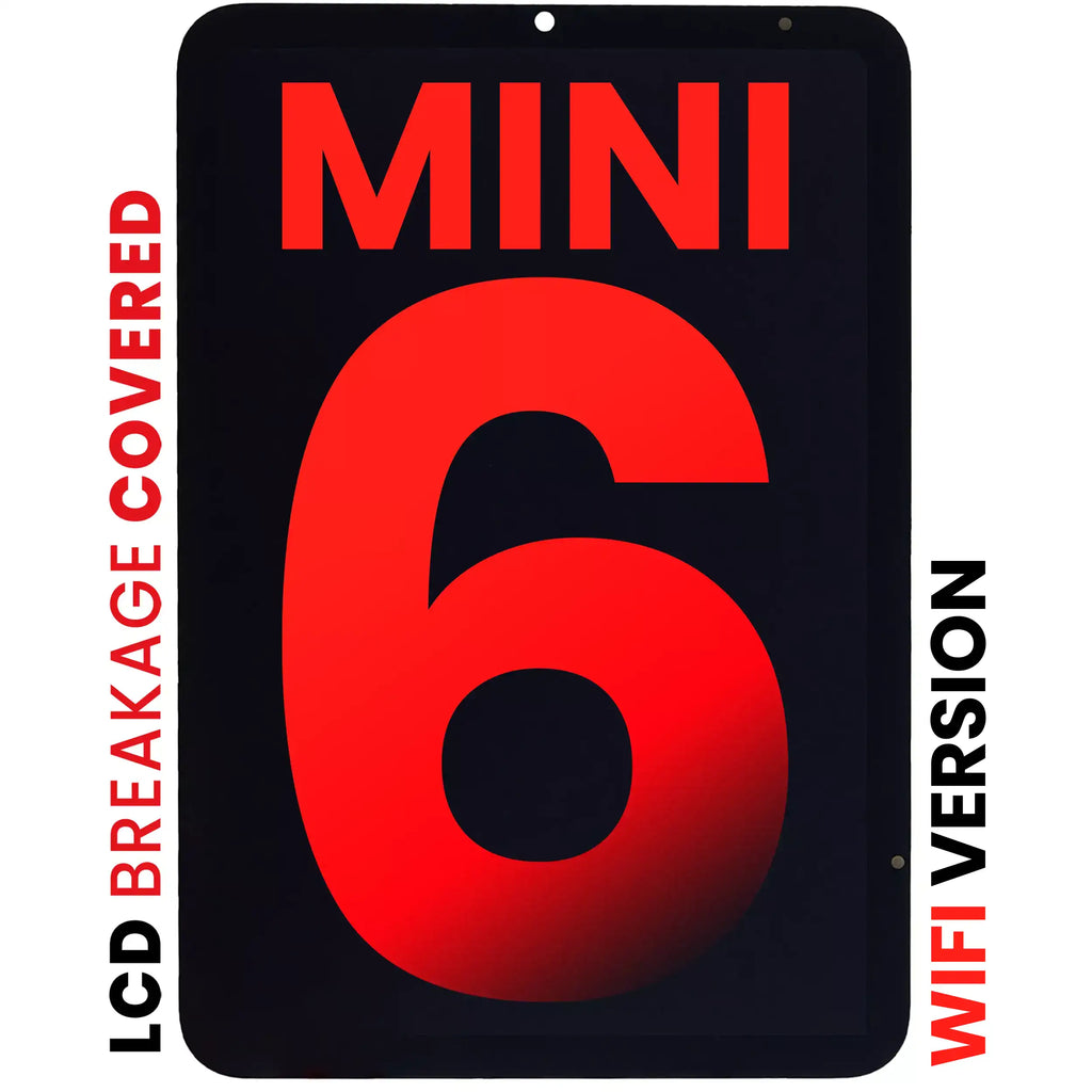LCD-Display + Digitizer für iPad Mini 6 WiFi Schwarz - Aftermarket Pro XO7