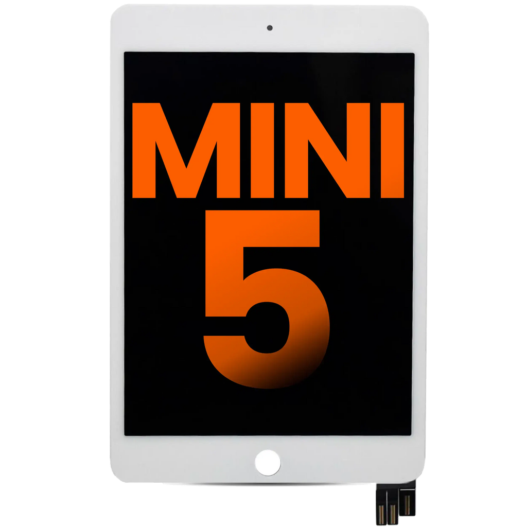 iPad Mini 5 LCD Unit with Digitizer (Blemish Quality A) (White)
