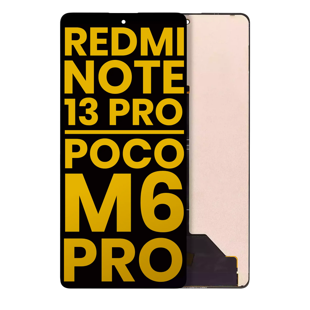 OLED-Display ohne Rahmen für Xiaomi Redmi Note 13 Pro 4G (Refurbished)