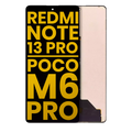 Frameless OLED Display for Xiaomi Redmi Note 13 Pro 4G / Poco M6 Pro 4G / Redmi Note 14S (Refurbished) (All Colors)