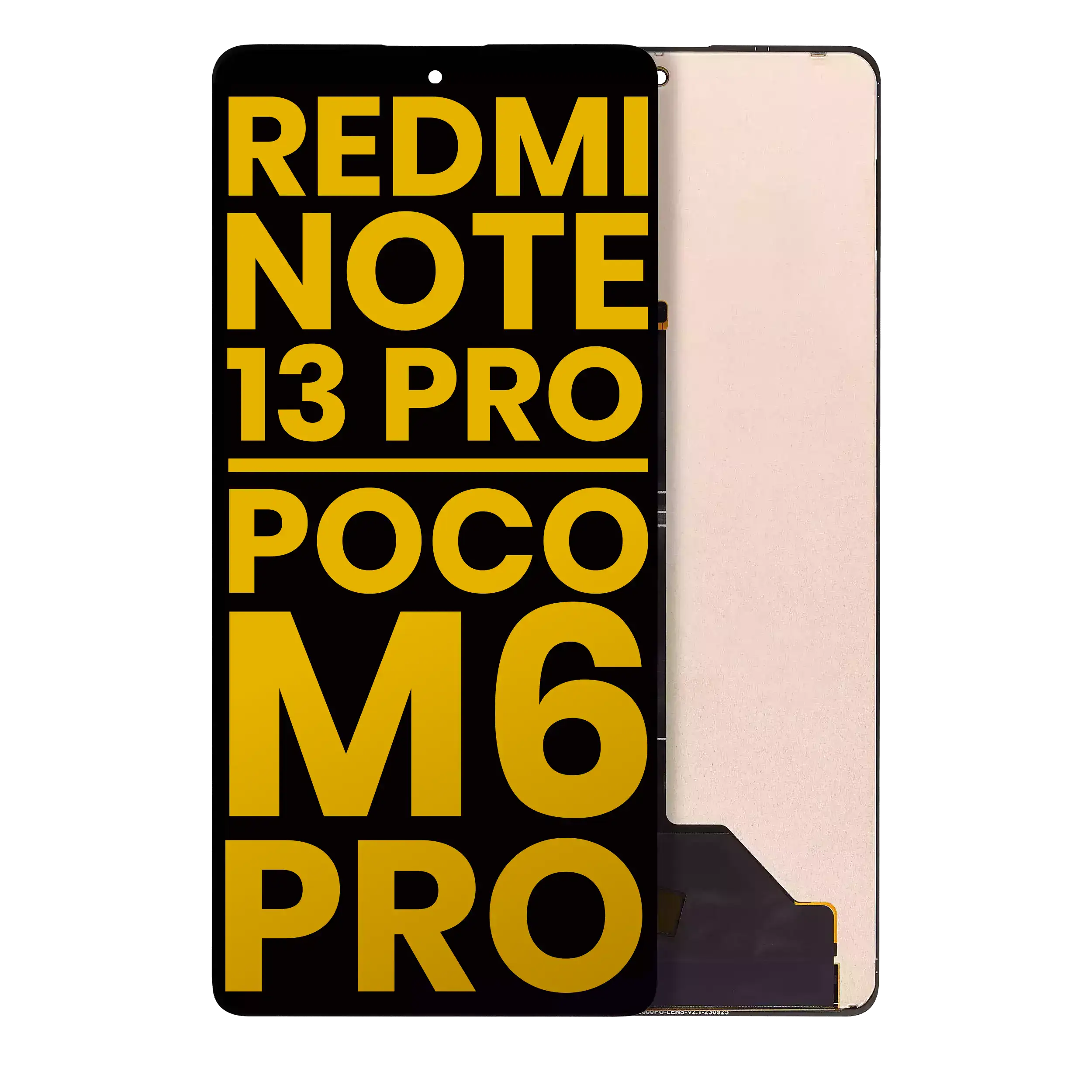 OLED-Display ohne Rahmen für Xiaomi Redmi Note 13 Pro 4G (Refurbished)