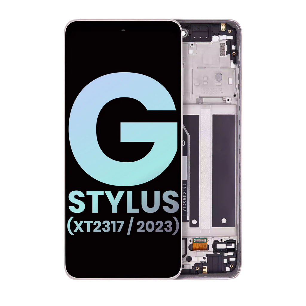 LCD Display with Frame for Motorola Moto G Stylus 4G (XT2317 / 2023) (Original OEM) (Pink)