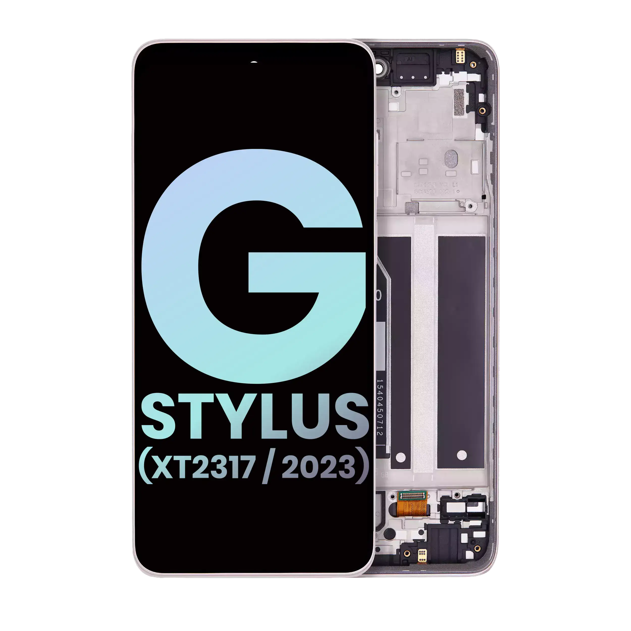 LCD Display with Frame for Motorola Moto G Stylus 4G (XT2317 / 2023) (Original OEM) (Pink)