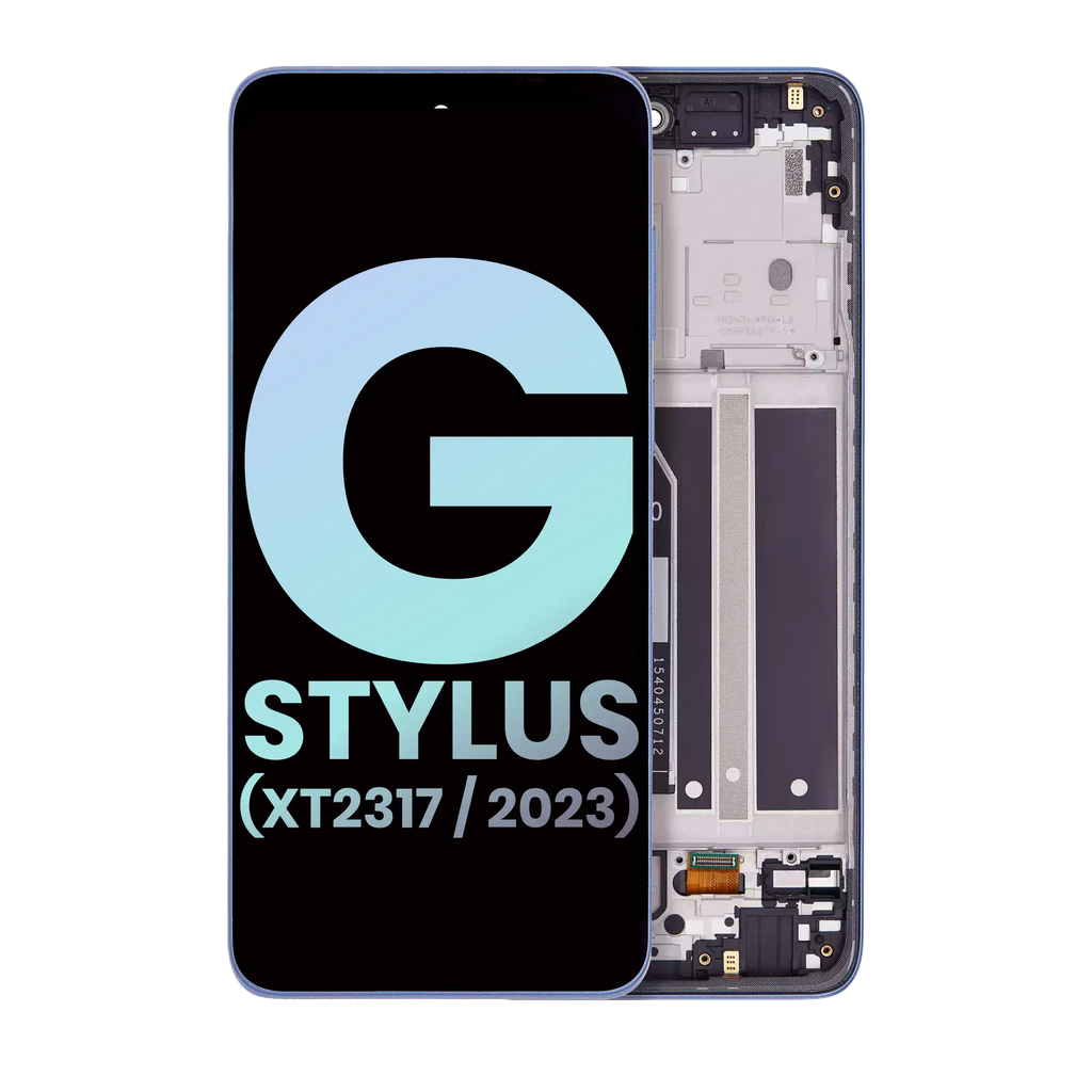 LCD Display with Frame for Motorola Moto G Stylus 4G (XT2317 / 2023) (Original OEM) (Blue)