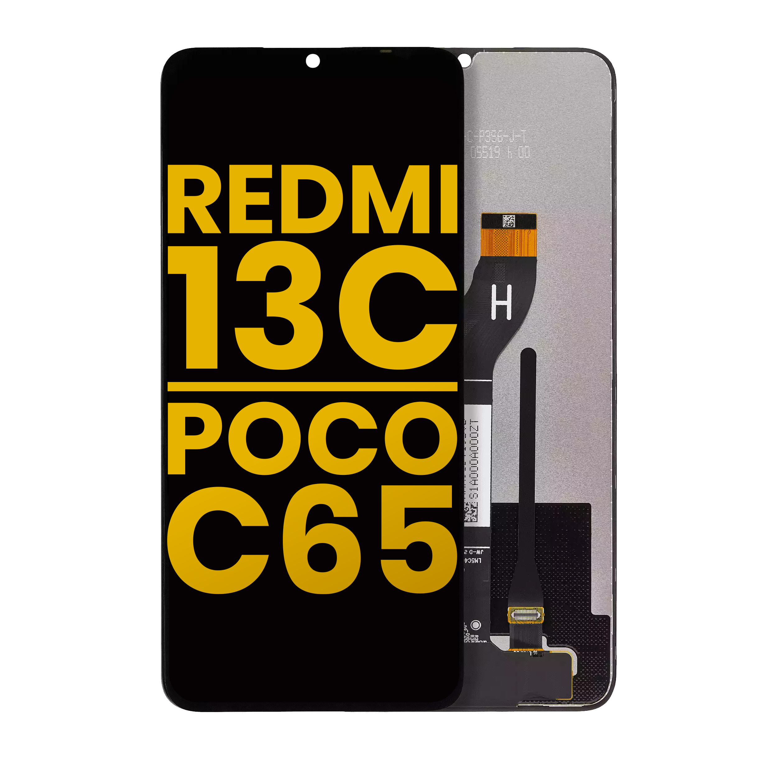 LCD-Display ohne Rahmen für Xiaomi Redmi 13C/Poco C65 Refurbished (Alle Farben)