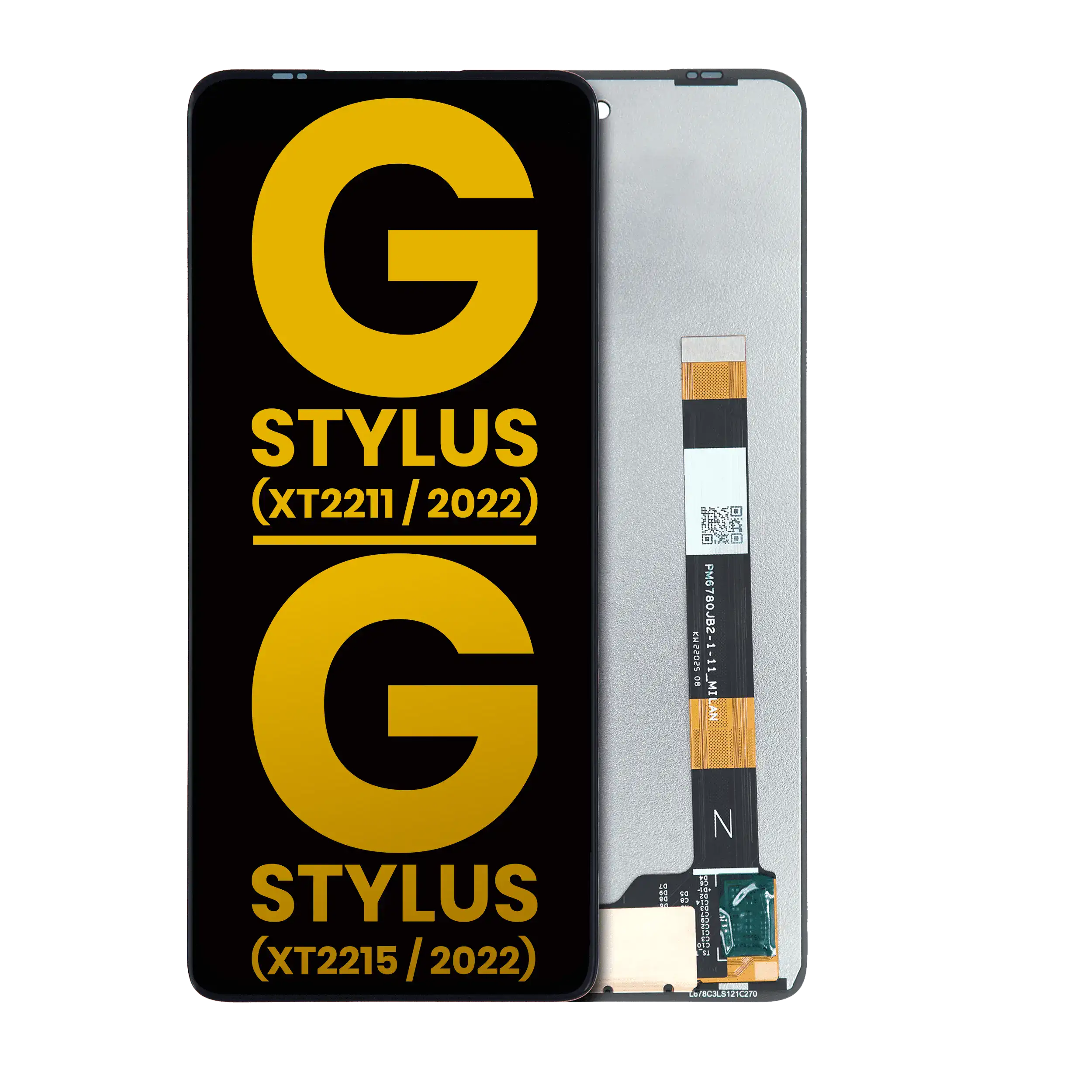 LCD display without frame for Motorola Moto G Stylus 4G (XT2211 / 2022) and G Stylus 5G (XT2215 / 2022) - refurbished - all colors