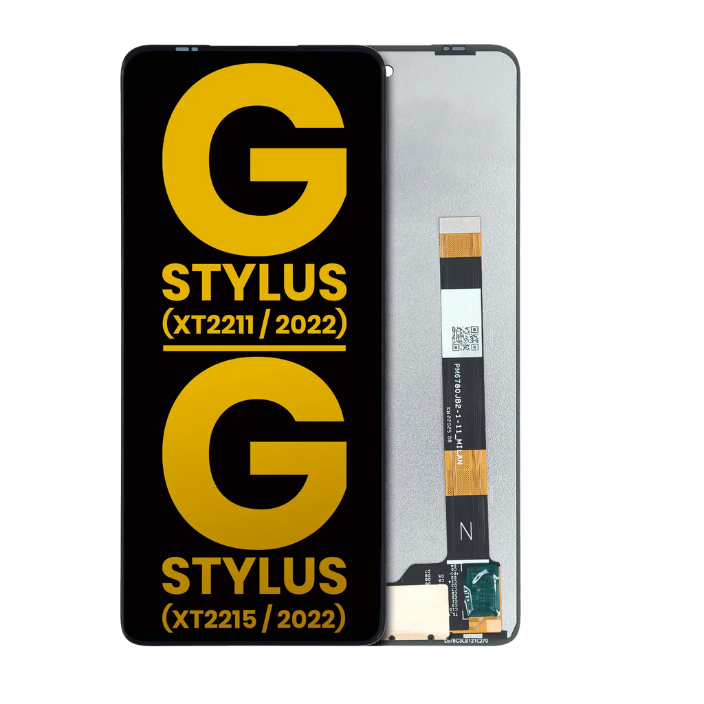 LCD display without frame for Motorola Moto G Stylus 4G (XT2211 / 2022) and G Stylus 5G (XT2215 / 2022) - refurbished - all colors