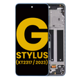 LCD Display with Frame for Motorola Moto G Stylus 4G (XT2317 / 2023) (Refurbished) (Blue)