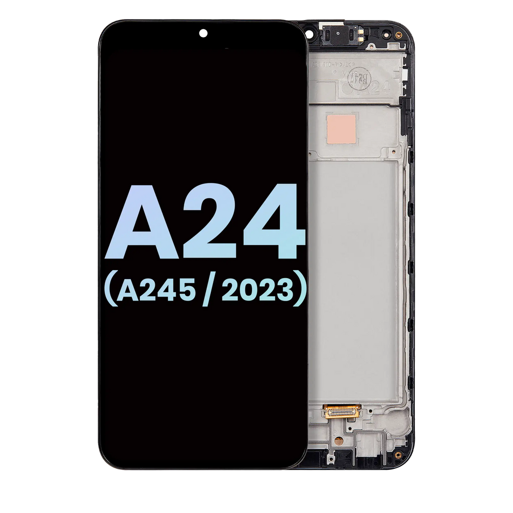 OLED Display with Frame for Samsung Galaxy A24 4G (A245 / 2023) (Service Pack) (All Colors)
