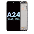 OLED Display with Frame for Samsung Galaxy A24 4G (A245 / 2023) (Service Pack) (All Colors)