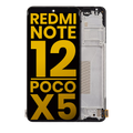 OLED-Display m. Rahmen f. Xiaomi Redmi Note 12 5G/Poco X5 (Refurb.)