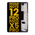 OLED-Display mit Rahmen für Xiaomi Redmi Note 12 Pro 5G/Poco X5 Pro Refurbished