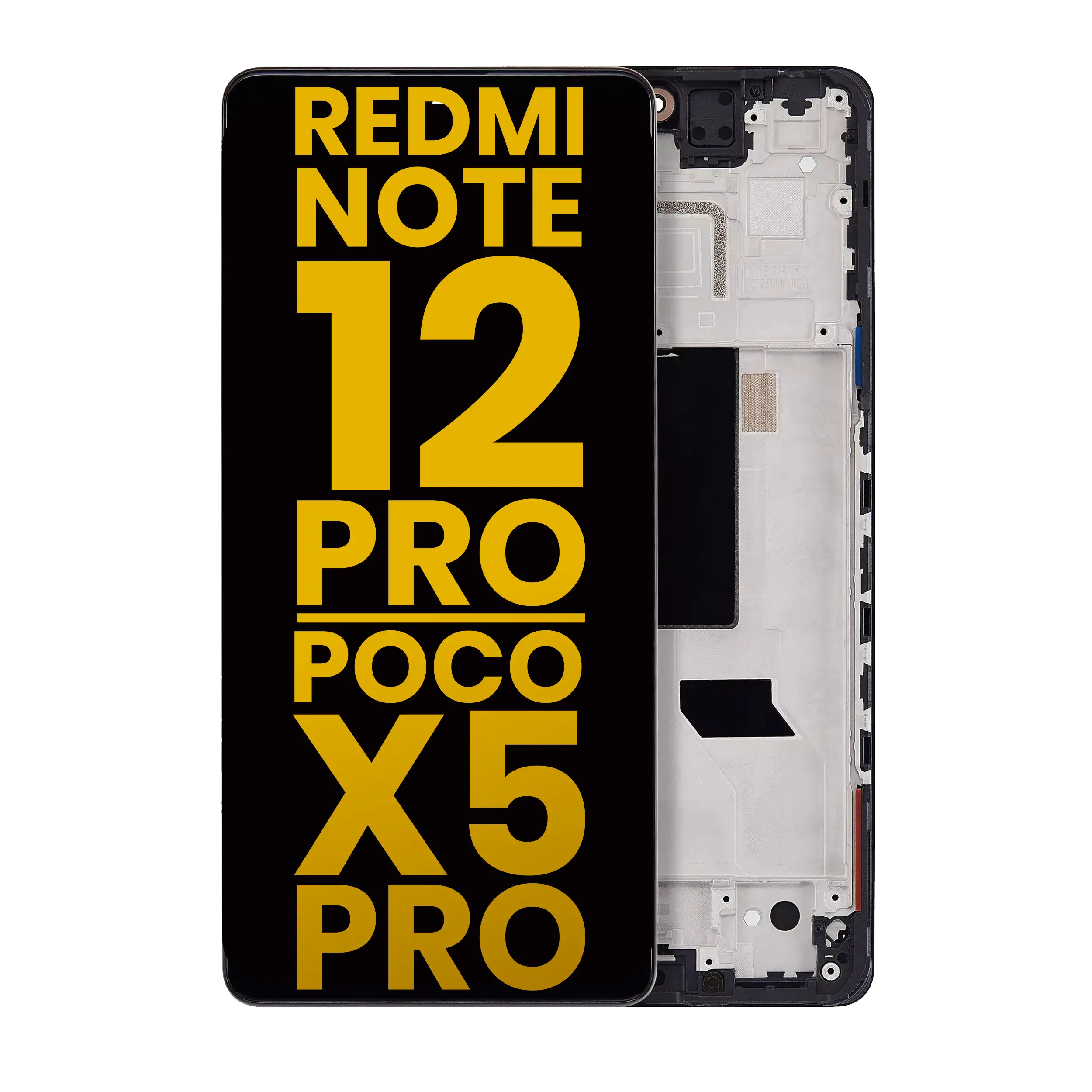 OLED Display with Frame for Xiaomi Redmi Note 12 Pro 5G / Redmi Note 12 Pro Speed / Poco X5 Pro (Refurbished) (All Colors)