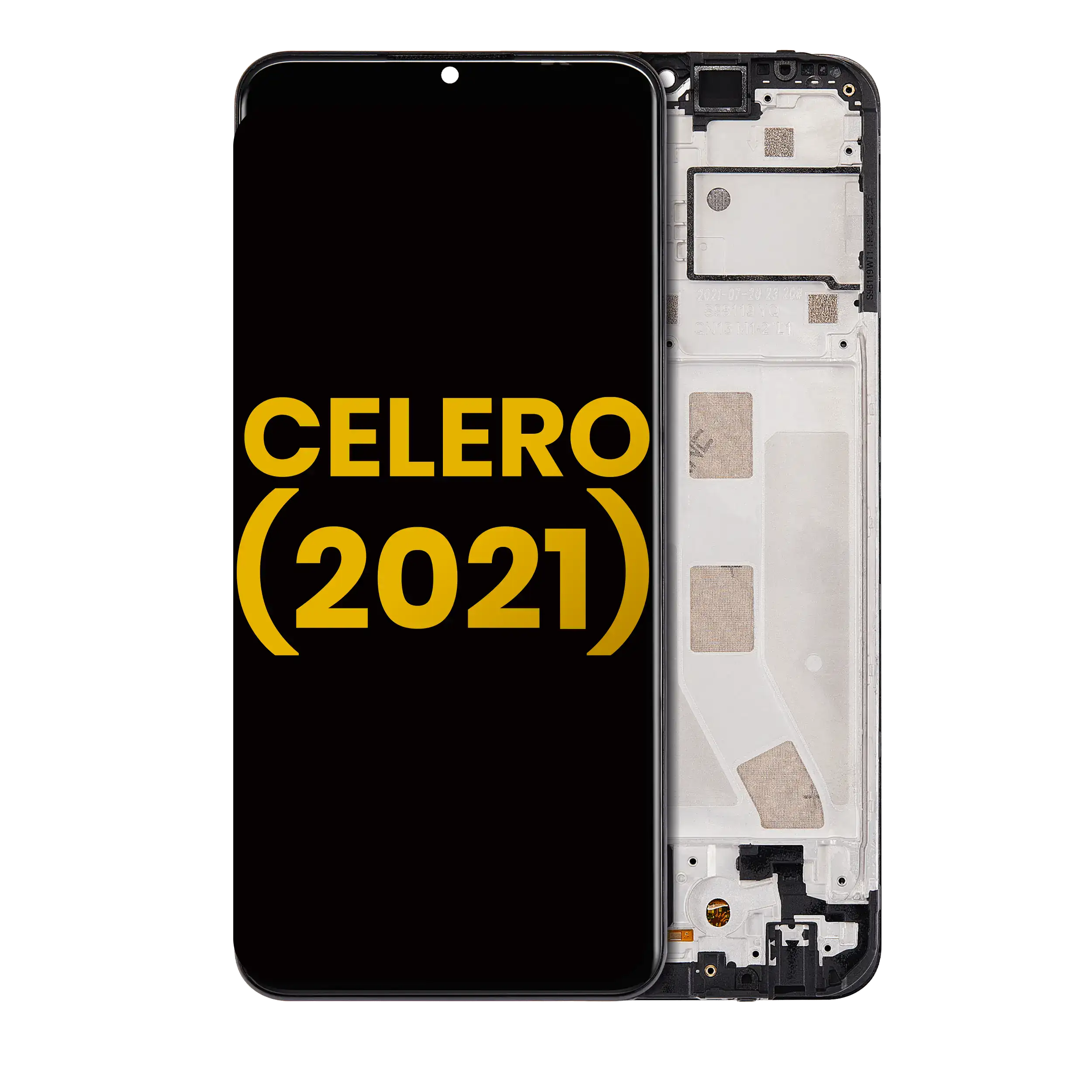 LCD-Display mit Rahmen für Boost Celero 5G (Generalüberholt, alle Farben)