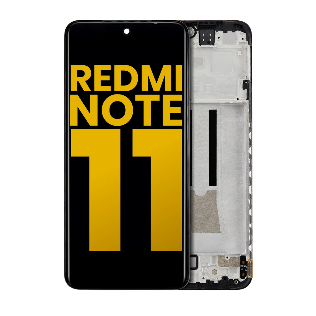 OLED-Display mit Rahmen für Xiaomi Redmi Note 11 (Refurbished) (Alle Farben)