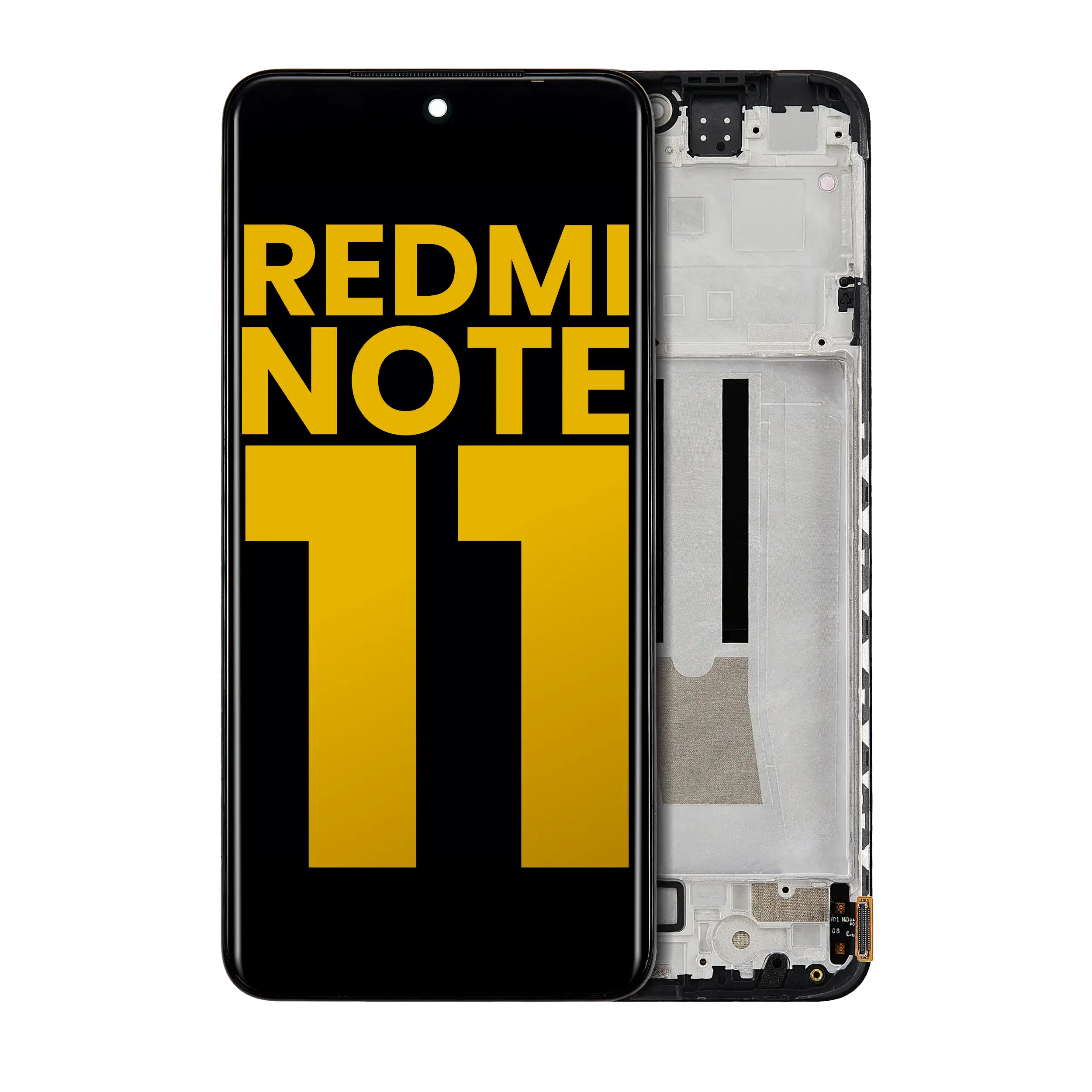 OLED-Display mit Rahmen für Xiaomi Redmi Note 11 (Refurbished) (Alle Farben)