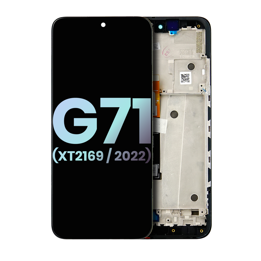 OLED Display with Frame for Motorola Moto G71 5G (XT2169 / 2022) (Original OEM) (All Colors)