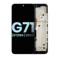 OLED-Display mit Rahmen für Moto G71 5G OEM Alle Farben