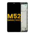 OLED-Display mit Rahmen für Samsung Galaxy M52 5G Generalüberholt (Alle Farben)