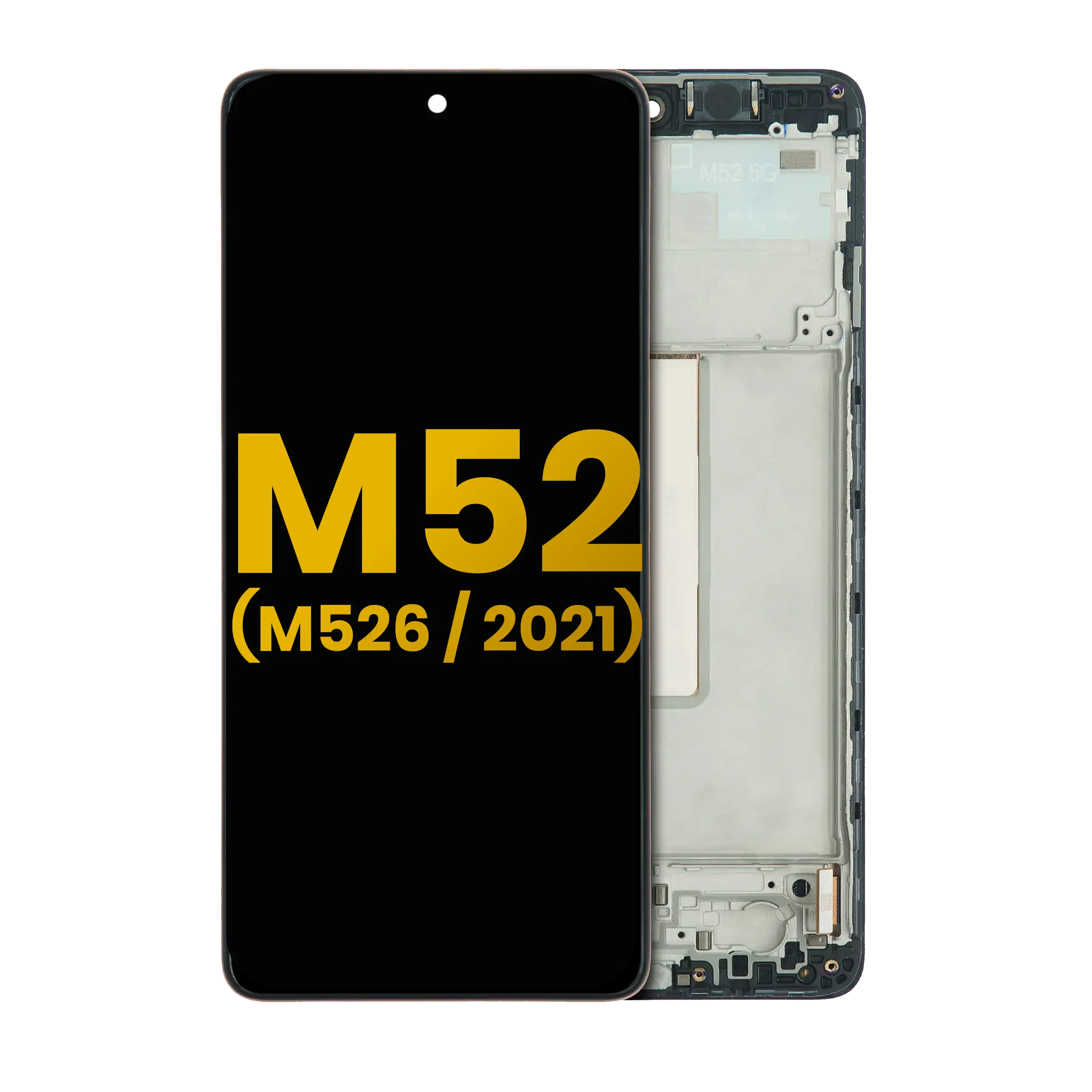 OLED Display with Frame for Samsung Galaxy M52 5G (M526 / 2021) Refurbished (All Colors)