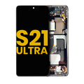 OLED-Display mit Rahmen Samsung Galaxy S21 Ultra Refurbished Phantom Black