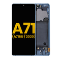Samsung Galaxy A71 5G OLED-Display mit Rahmen Generalüberholt Prism Cube Blue