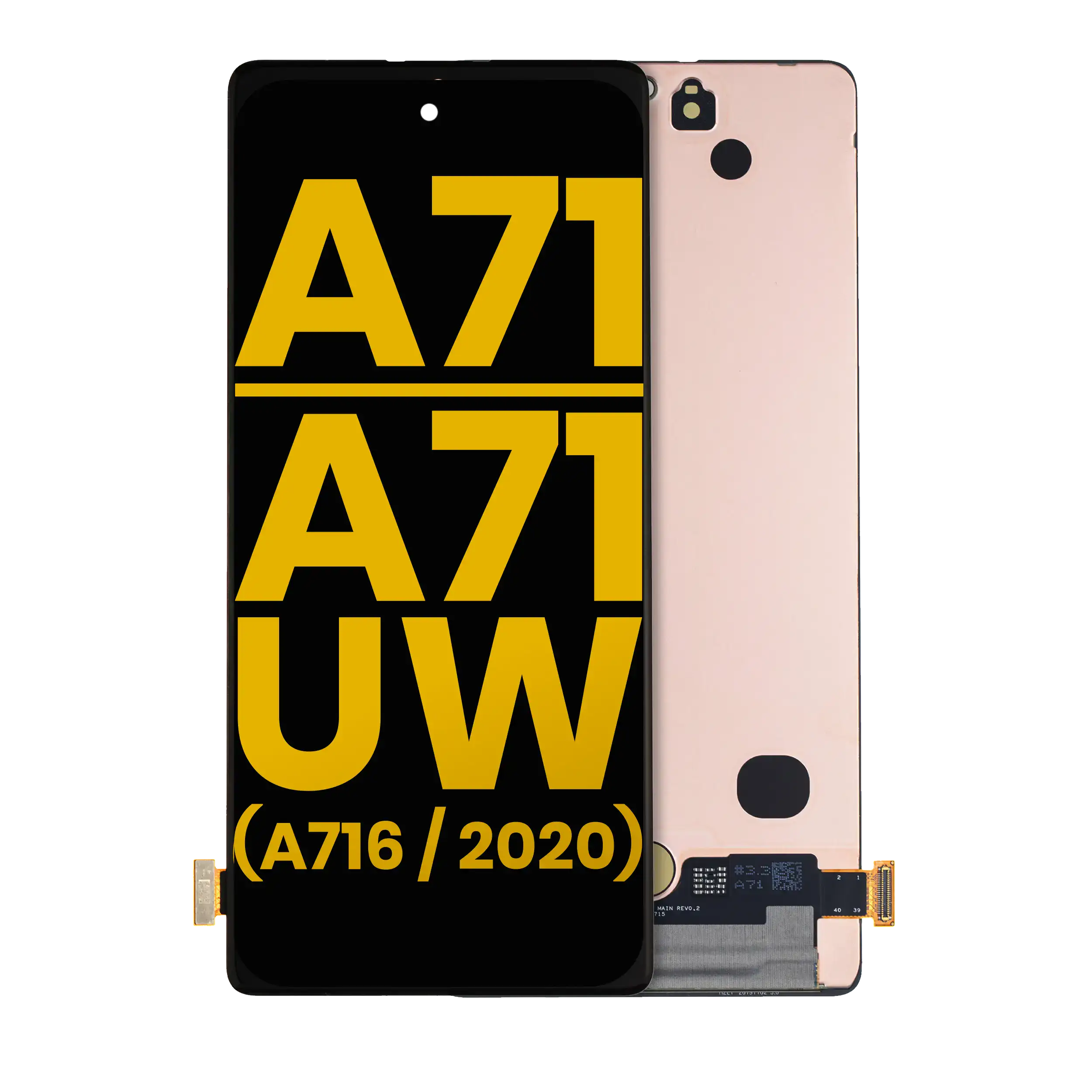 OLED-Display ohne Rahmen für Samsung Galaxy A71 5G (Refurbished) (Alle Farben)