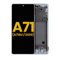 OLED Display with Frame for Samsung Galaxy A71 5G (A716U / 2020) (Refurbished) (Prism Cube Silver)