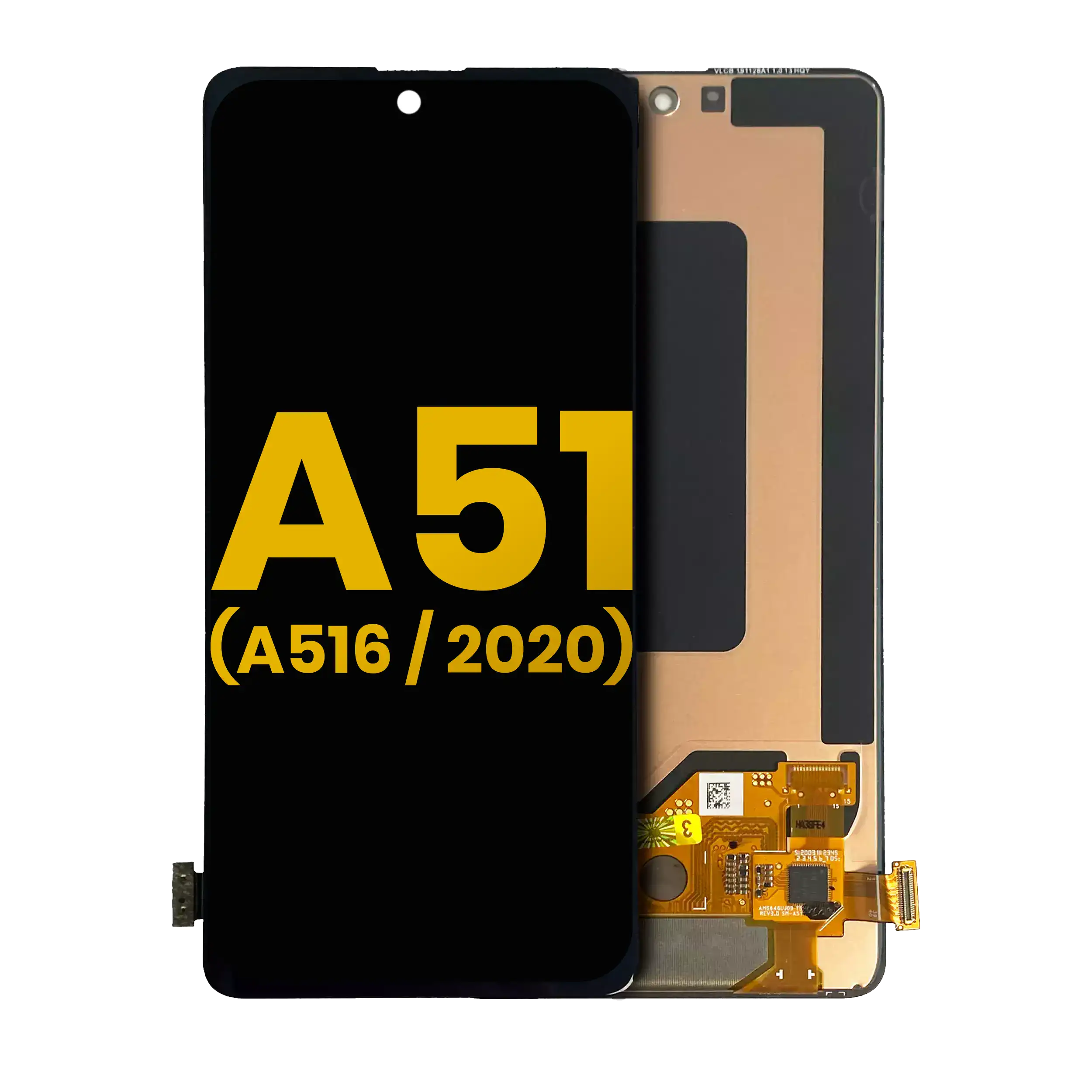 OLED-Display ohne Rahmen f. Samsung Galaxy A51 5G Refurbished Alle Farben