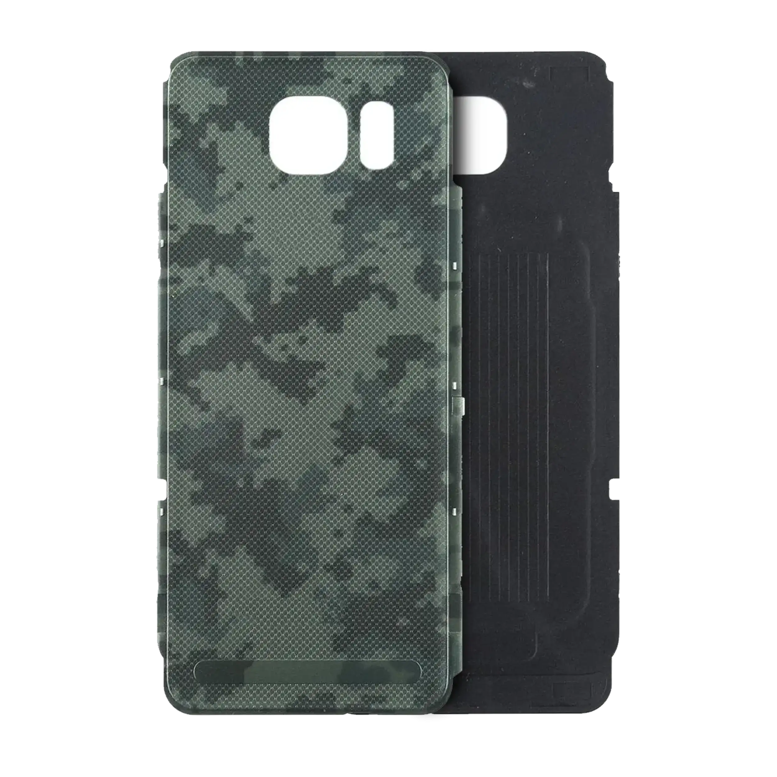 Backcover für Samsung Galaxy S7 Active (ohne Logo) (Aftermarket Plus) (Green Camo)
