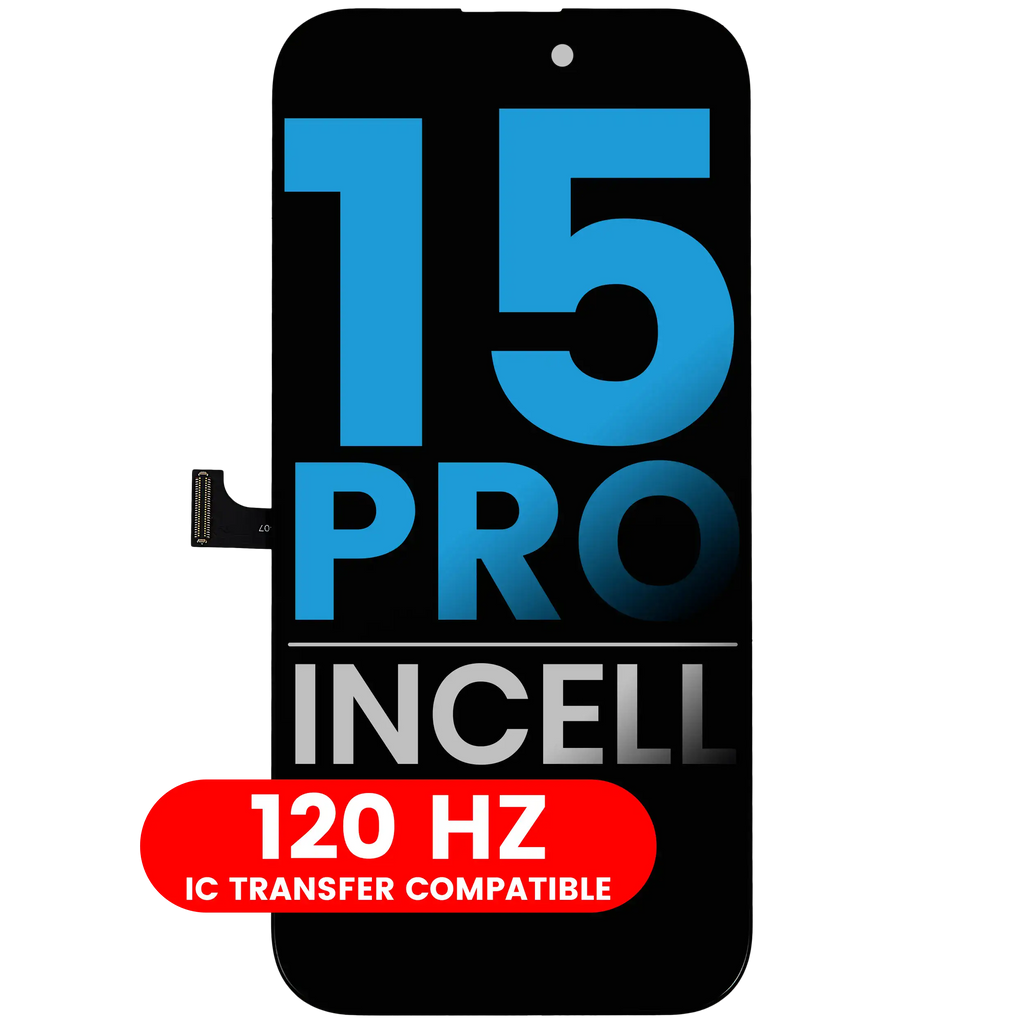 LCD Display for iPhone 15 Pro (AQ7, Incell, 120 Hz)